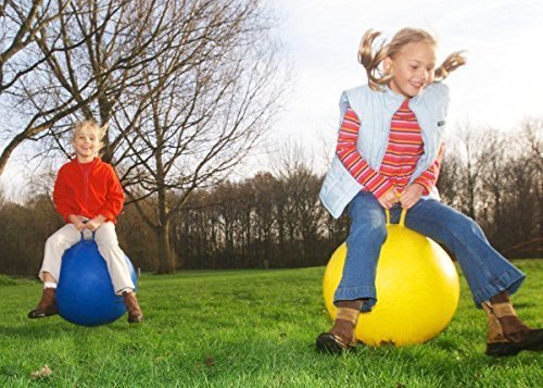 Storio Sit and Bounce Rubber Hop Jumping & Bouncing Ball for Boys Girls Toys | Indoor & Outdoor | Best Gift Balls for Kids -Big (Size 56cm / 22 Inch,Multicolour)