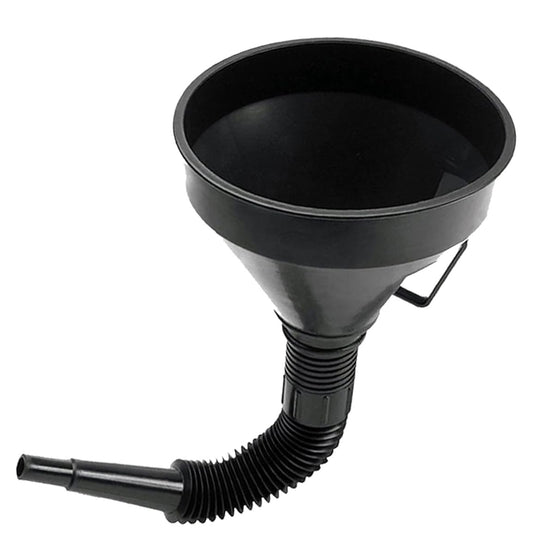 Inditrust 2 in 1 Plastic Funnel Can Spout for Oil | Water | Fuel | Petrol | Diesel | Gasoline for Cars | Bikes | Trucks