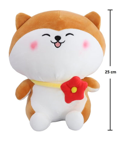 Babique Cat Flower Plush Soft Toy Cute Kids Animal Home Decor Boys/Girls (Pack of 1)(25 cm)