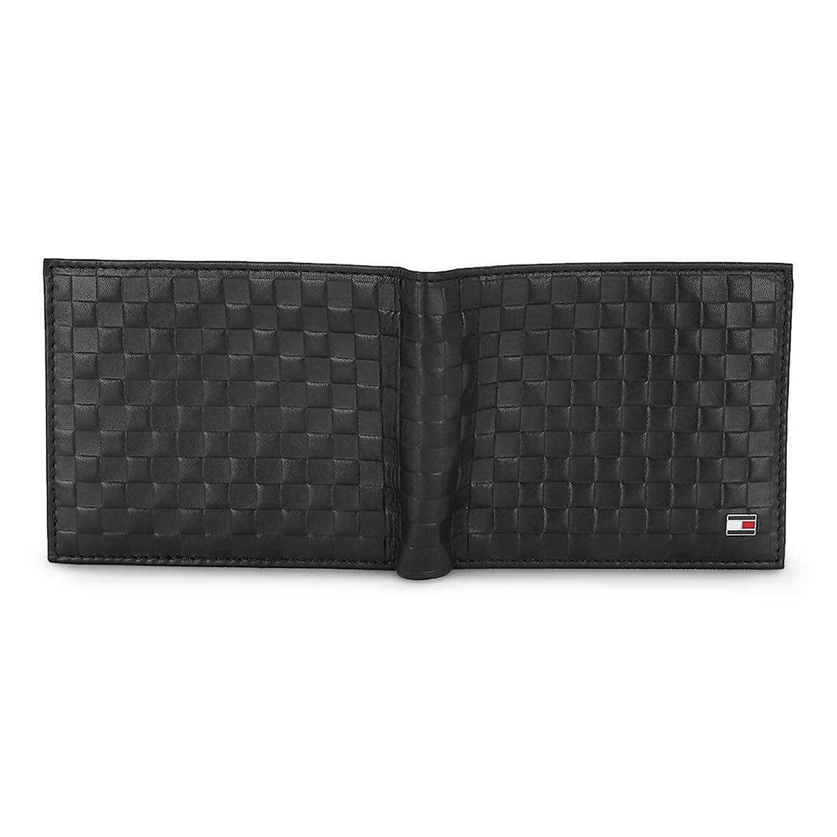 Tommy Hilfiger Castell Black Leather Men's Wallet