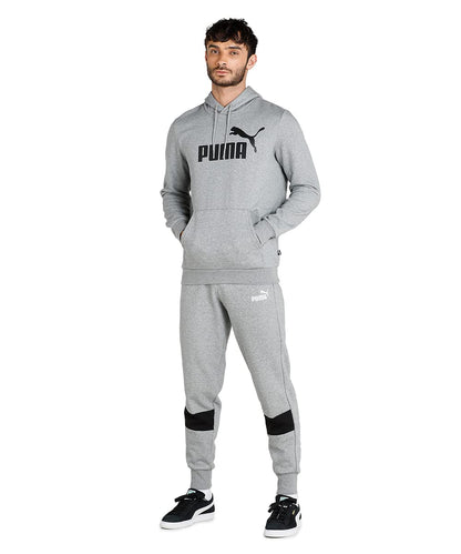 Puma Men's Cotton Hooded and Crew Neck Regular Fit Hoodie