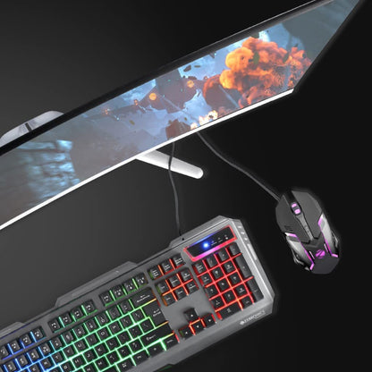 ZEBRONICS Gaming Multimedia USB Keyboard & USB Mouse Combo -Transformer