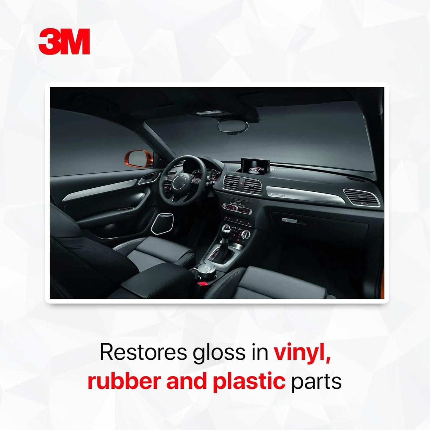 3M Car Dashboard Dresser (250 ml) | Restores Gloss and Shine on Dashboard and Other Plastic Parts | Protection from UV Rays and Fading