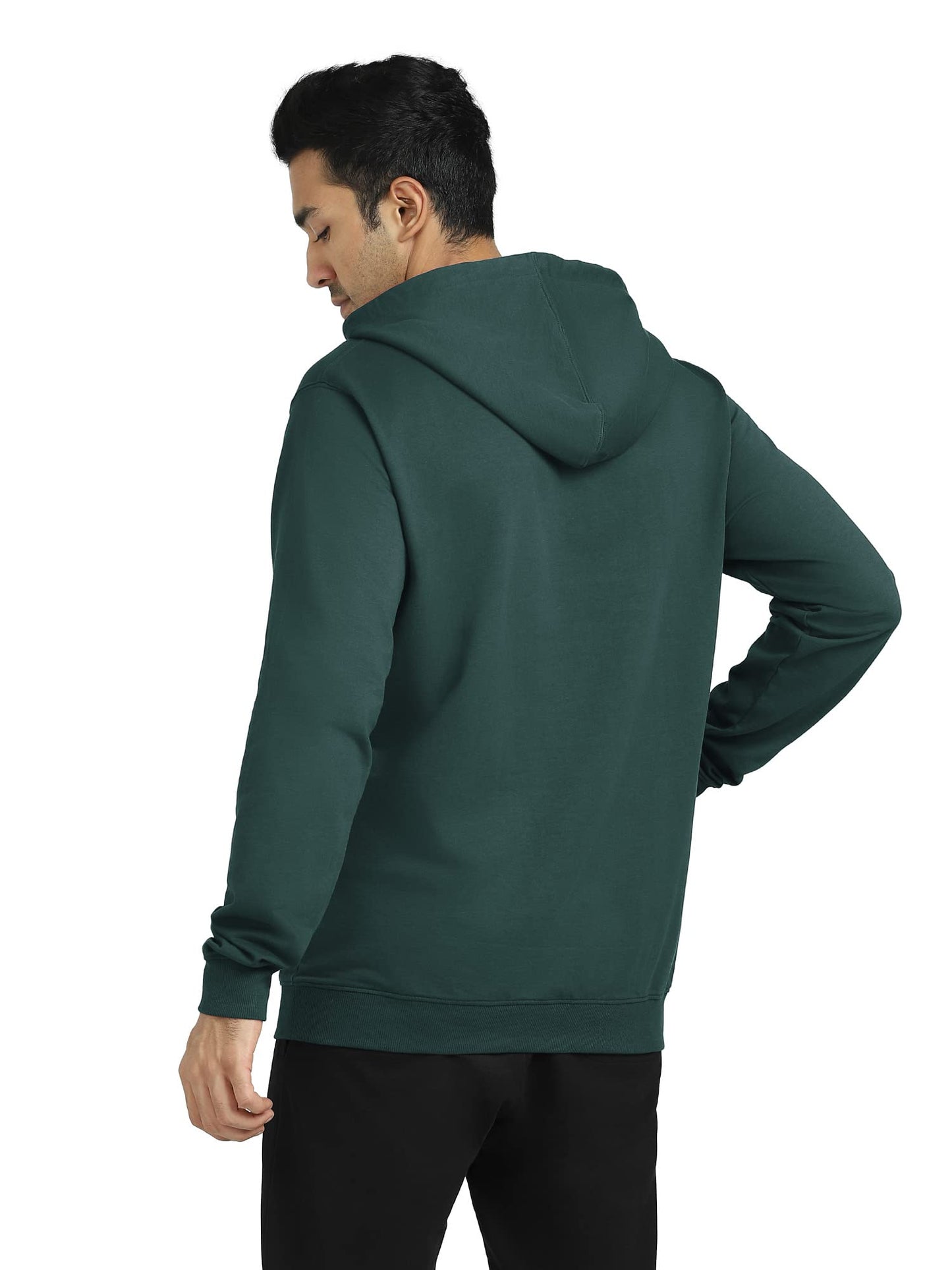 XYXX Men's Relaxed Cotton Neck Hooded Sweatshirt