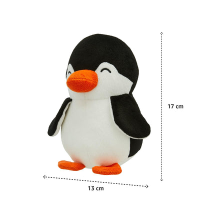 Amazon Brand - Jam & Honey Penguin, Plush/Soft Toy for Boys, Girls and Kids, Super-Soft, Safe, Great Birthday Gift (Black and White, 17 cm)