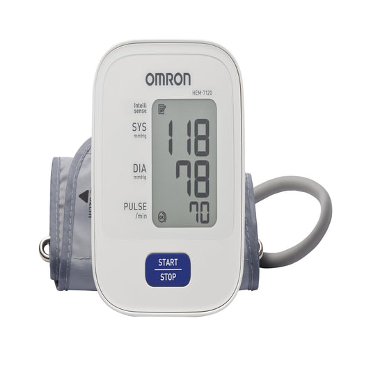 Omron HEM 7120 Fully Automatic Digital Blood Pressure Monitor With Intellisense Technology For Most Accurate Measurement - Arm Circumference (22-32Cm)