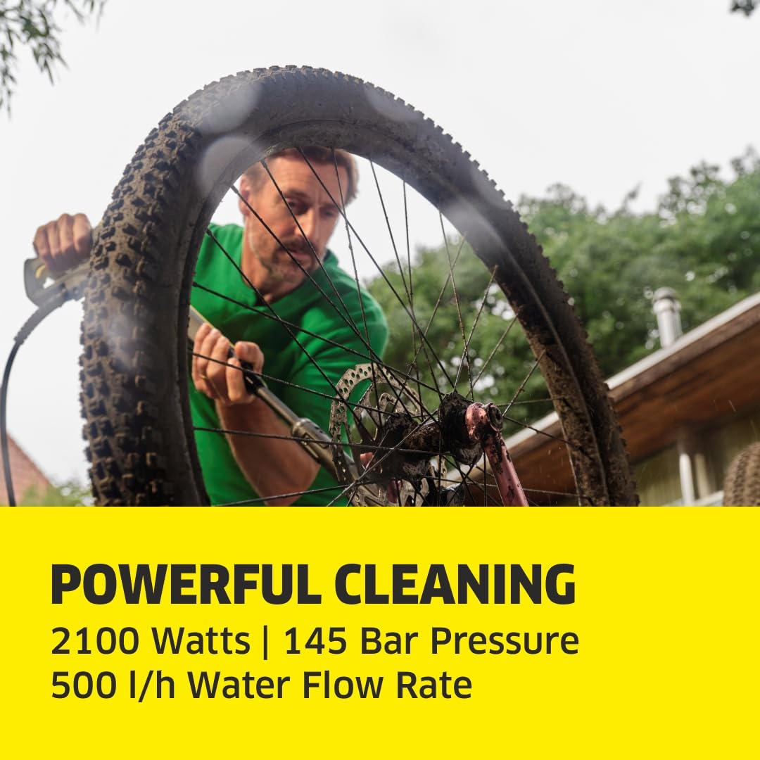 Karcher K5 Power Control*EU High Pressure Washer |Flow Rate - 500 l/h |Bar Pressure - 145 |Easy to Use & Carry |Plug 'n' Clean |German Technology |Multiple Accessories