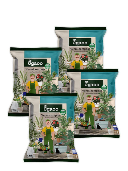 Ugaoo Vermicompost for Plants 20 Kg - Organic Fertilizer & Manure