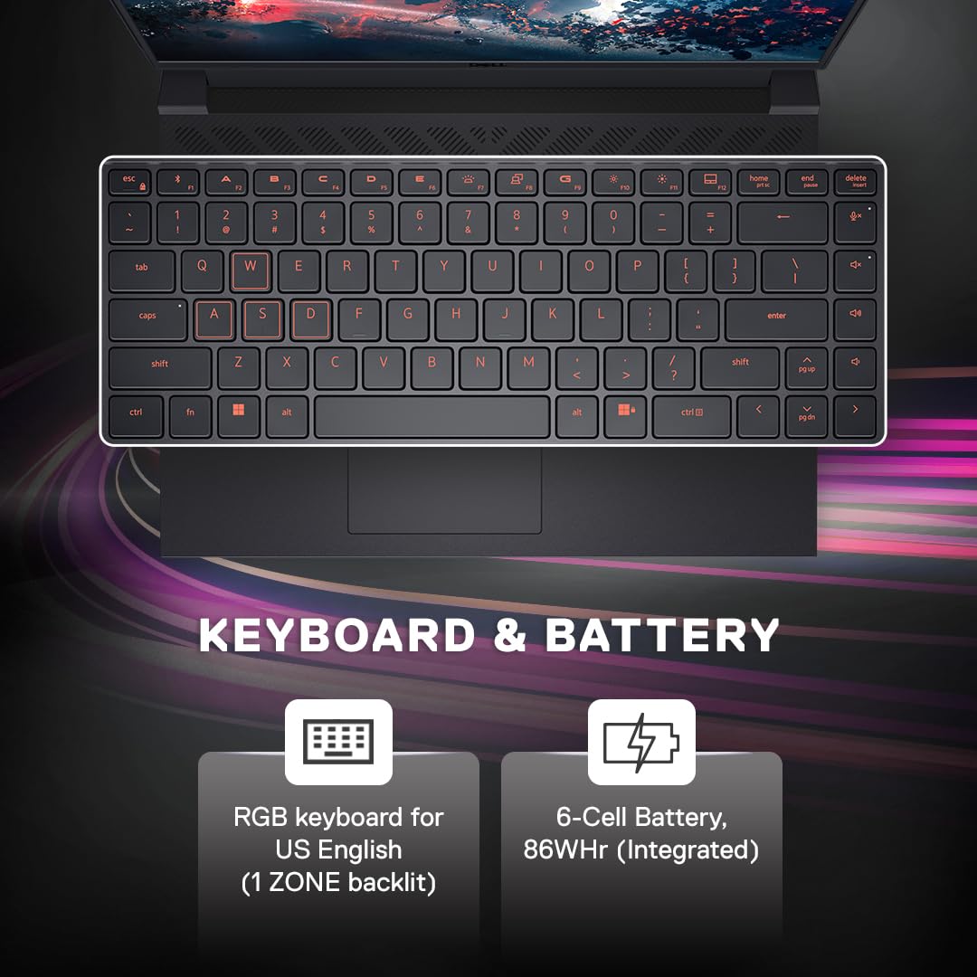 Dell Gaming G15-7630 comes with RGB keyboard