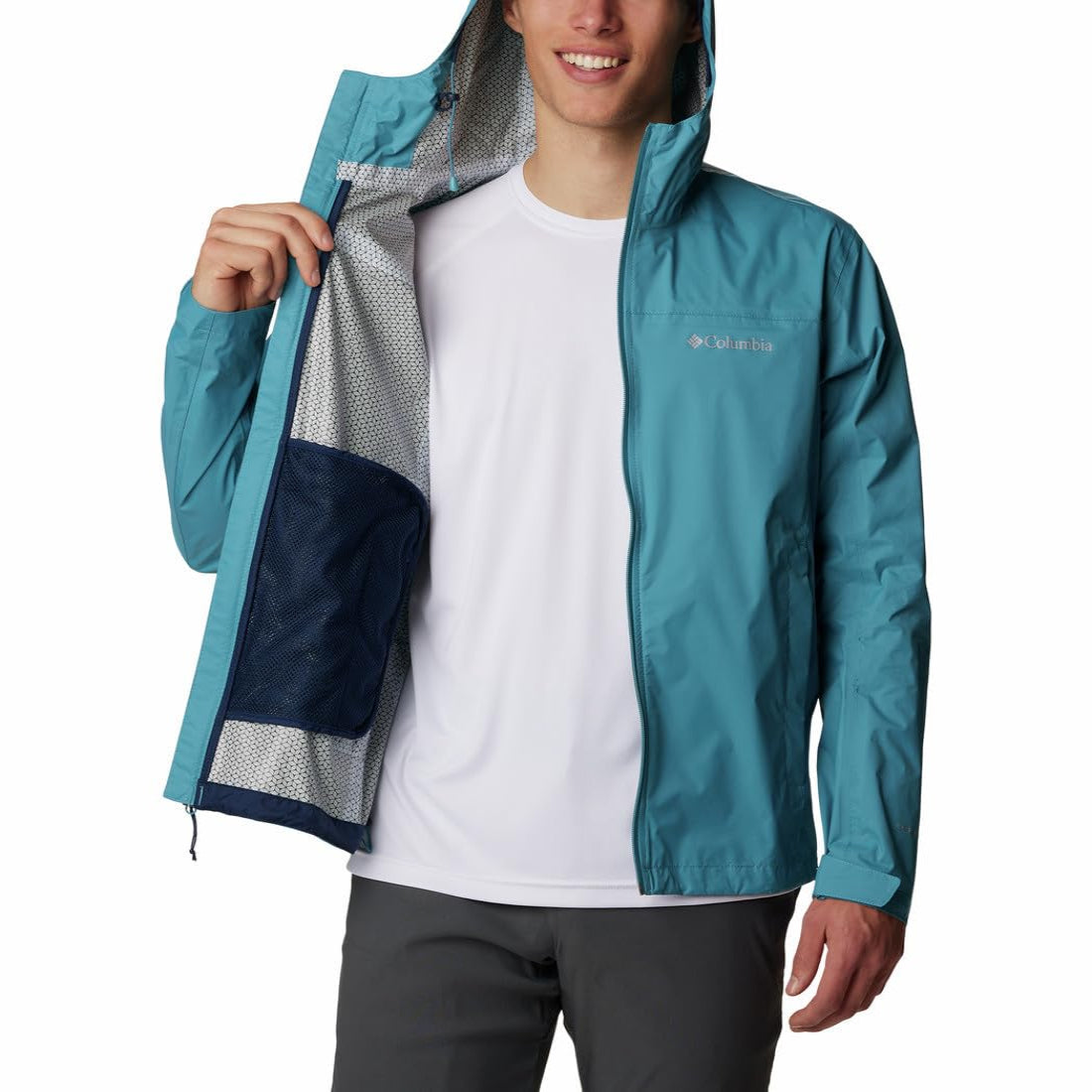 Columbia Mens EvaPOURation Rain Jacket