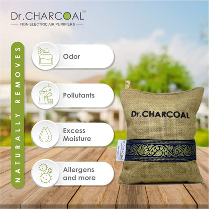 Dr. CHARCOAL Activated Carbon Air Purifier Bags help to remove excess moisture