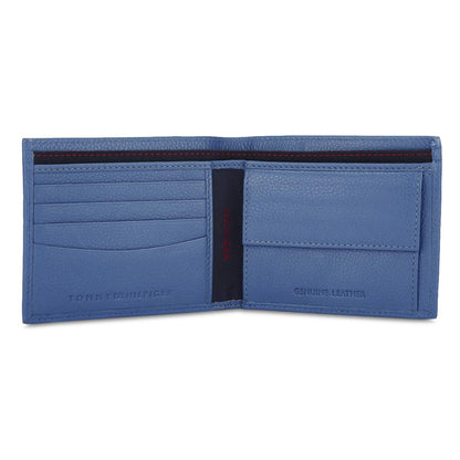 Tommy Hilfiger Becken Men's Leather Wallet - Bright Cobalt (4 Card Slot)