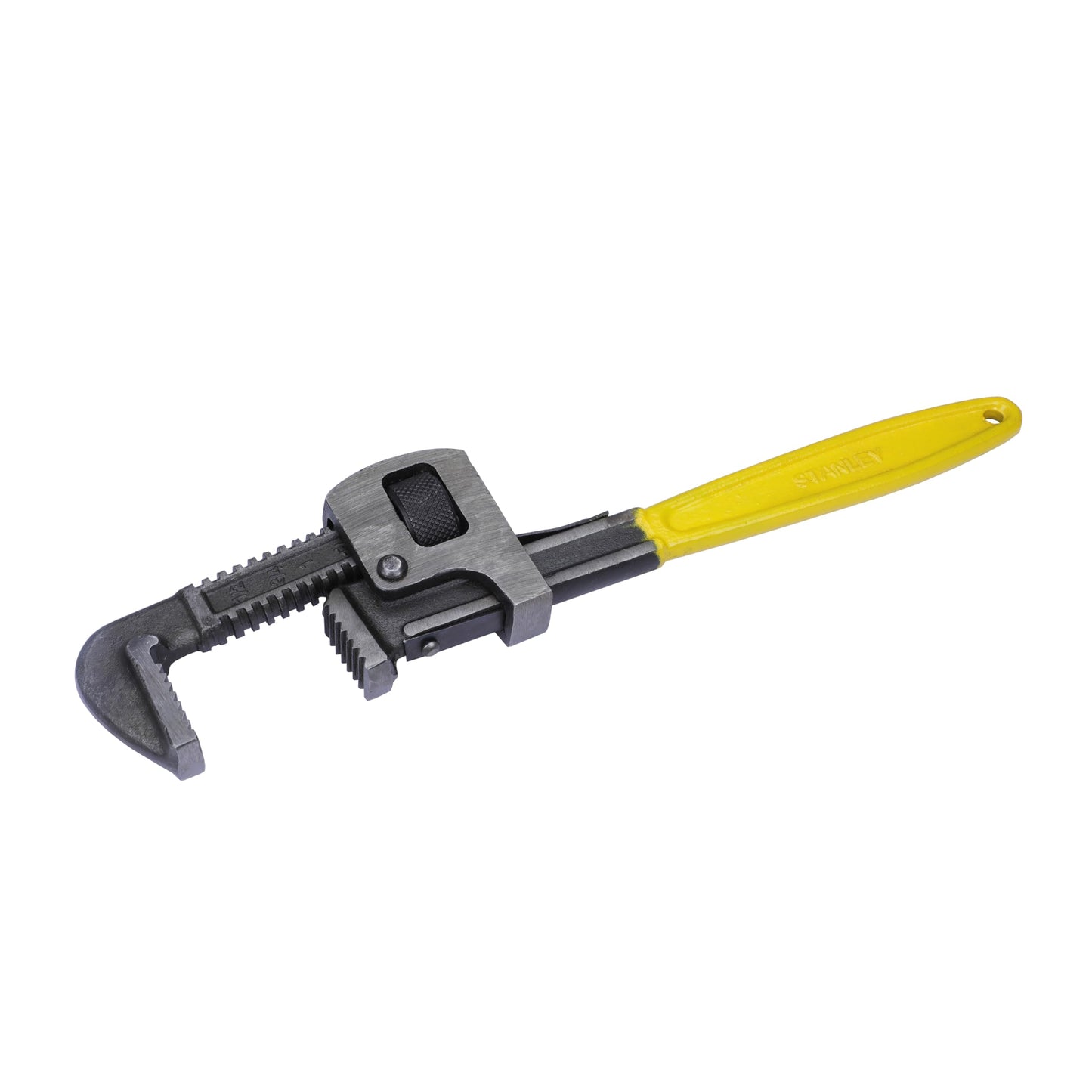 STANLEY 71-642 12'' 300 mm Stilson Type Pipe Wrench Ideal for Construction & Heavy-Duty Applications for Industrial & Professional Use, YELLOW & BLACK