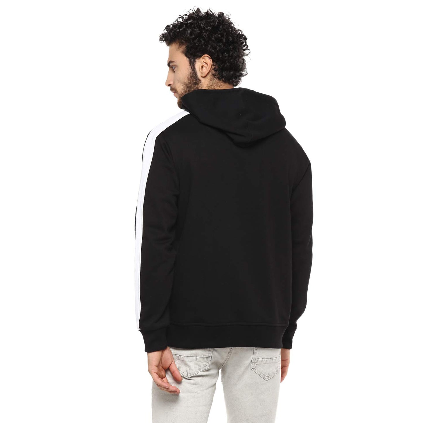 Alan Jones Clothing Men's Poly Cotton Hooded Regular Sweatshirt