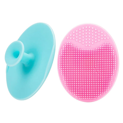 Storescent Skin Soother Baby Bath Brush, Exfoliating and Massaging Cradle Cap Bath Brushes for Baby (Pack of 2 (Pink, Blue))