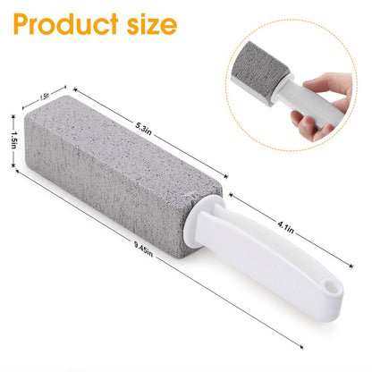 N A 2PCS MSUN Premium Toilet Bowl Cleaning Stone with Handle, Pumice Stone Toilet Bowl Cleaner, Easy to Remove Unsightly Toilet Rings, Tile, Toilets, Sinks, Bathroom, Bathtubs, Hardwater, Lime, Rust