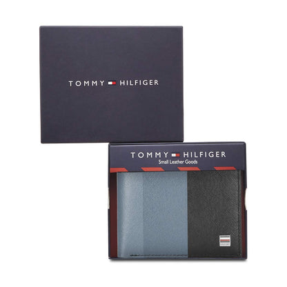 Tommy Hilfiger Leather Men Wallet (Black)