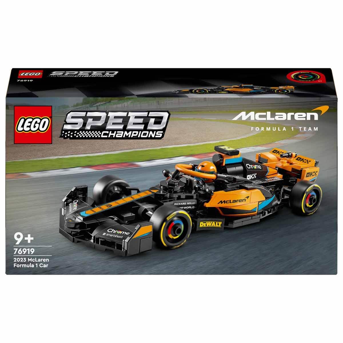 LEGO Speed Champions 2023 McLaren Formula 1 Race Car 76919