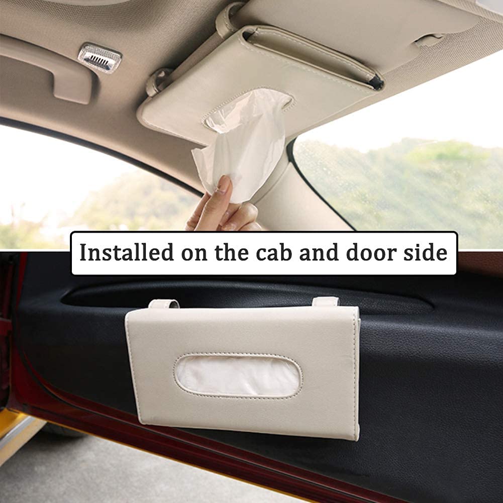 You can also install Detachi Car Tissue Holder on door side