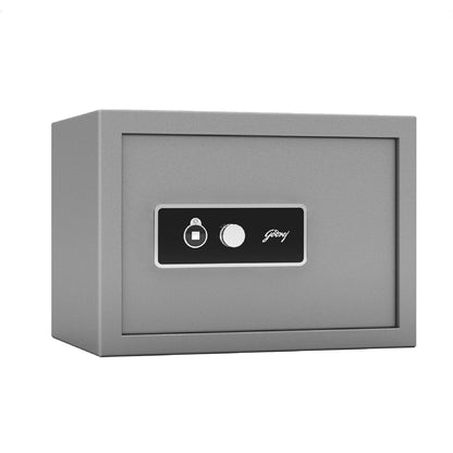 Godrej Security Solutions Forte Pro 15 Litres Safe Locker for Home & Office with Mechanical Key Lock (Grey)