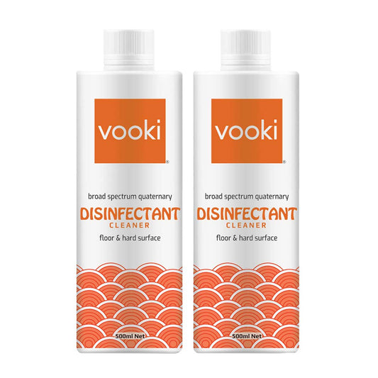 Vooki Ecofriendly Multipurpose Floor & Hard Surface Disinfectant Cleaner, Green Chemistry - 500 ml Each (Pack of 2)