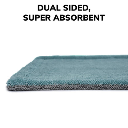 ShineXPro Microfiber Cloth For Car - Puremagic 1100 Gsm Twisted Loop Super Absorbent Towel - Edgeless Design With Plush Pile, Lint Free Cloth For Drying & Detailing, Transparent