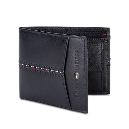 Tommy Hilfiger Leather Navy Men's Wallet (Blue)