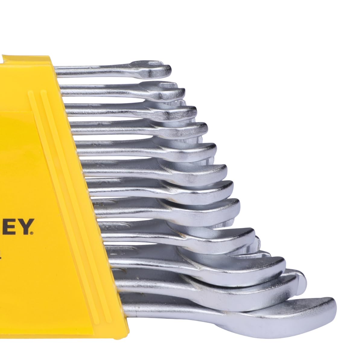 STANLEY 70-964E 12-piece Chrome Vanadium Steel Combination Spanner Set with Maxi-Drive System, Anti-Slip & Anti-Corrosion properties, GREY