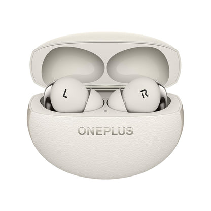 OnePlus Buds Pro 3 Bluetooth TWS in-Ear Buds - Dual Drivers, Dual DACs, Dynaudio EQs, Up to 50dB Adaptive Noise Cancellation, Up to 43Hrs Battery [Lunar Radiance]