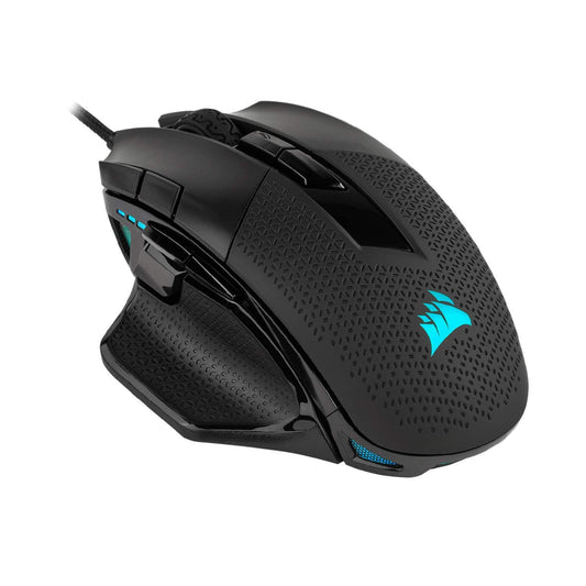 Corsair Nightsword RGB, Performance Tunable FPS/MOBA Gaming Mouse, 18000 DPI - Black, Wired