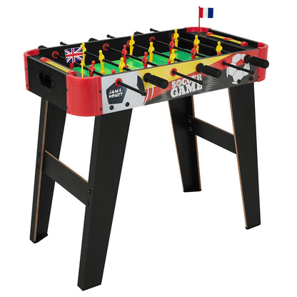 Amazon Brand - Jam & Honey Foosball Table - Big | Indoor Soccer Game for Boys & Girls | Perfect for Home, Resorts, Hotels, Schools | 6 Rows with 6 Handles, 18 Players