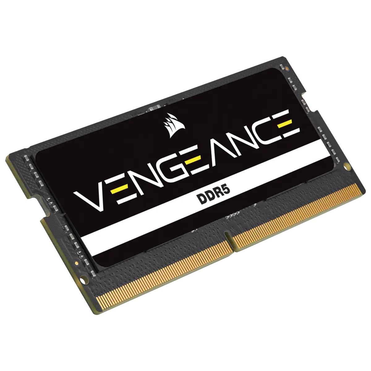 Corsair Vengeance DDR5 SODIMM 8GB (1x8GB) DDR5 4800MHz C40 (Compatible with Nearly Any Intel and AMD System, Easy Installation, Faster Load Times, Smoother Multitasking, XMP 3.0 Compatibility) Black