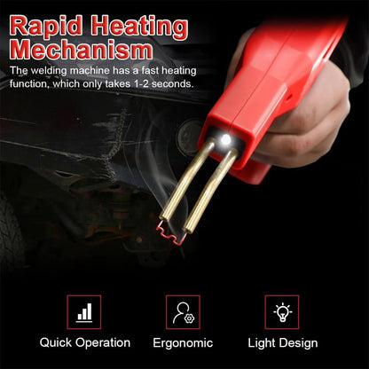 AZRMOH 50W Plastic Welding Machine Car Bumper Crack Repair Hot Stapler Kit, Hot Stapler Heating Plastic Welding Repairing Gun Welder Machine with Four Types of Staples