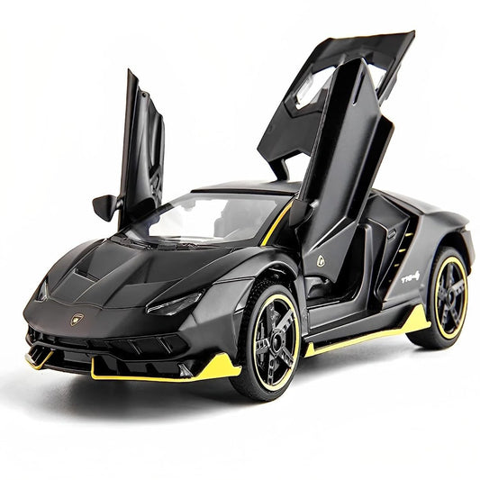 Sky Tech® Lamborghini Car Toy Die-cast Metal Car Model Car Pull Back car Super car with Openable Doors with Sound and Light for Birthdays Gift Party Decorations Great for Kids Boys Girls ‎1:32 Scale