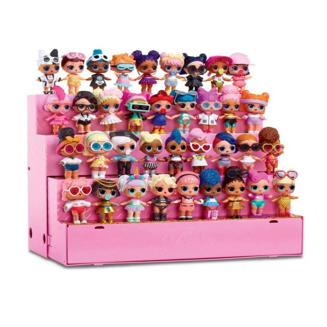 L*O*L. Surprise! Mini Shops Playset - 3-in-1 Kids Toy, Display Case & Carry Case, Includes Exclusive Doll, Holds 55+ Dolls & Accessories, Encourages Creative & Imaginative Play - For Girls Ages 4 Plus