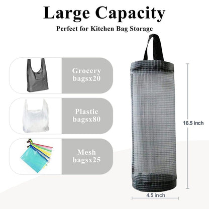 JEJDA® 2 PC Plastic Bag Holder Carry Bag Holder for Kitchen - Versatile Bag Holder, Garbage Bag Dispenser, Plastic Cover Storage, Polythene Bag Stand - Ideal for Home & Kitchen -MULTI Color