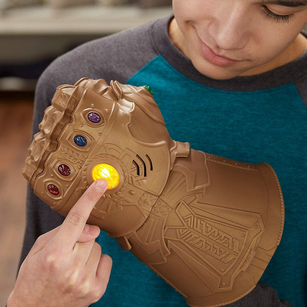 Avengers Marvel: Infinity War Infinity Gauntlet Electronic Fist Roleplay Toy With Lights And Sounds, Toys For Kids Ages 5 And Up, Multicolor