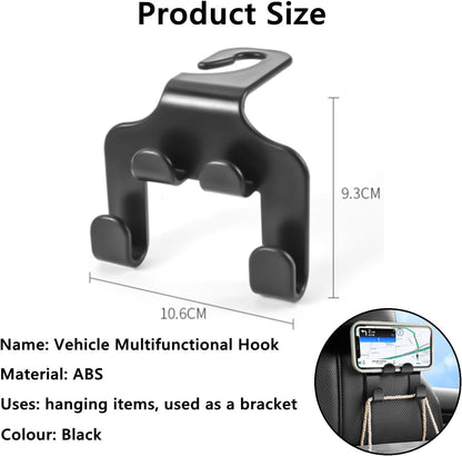 Dimensions of Car Seat Headrest Hook 