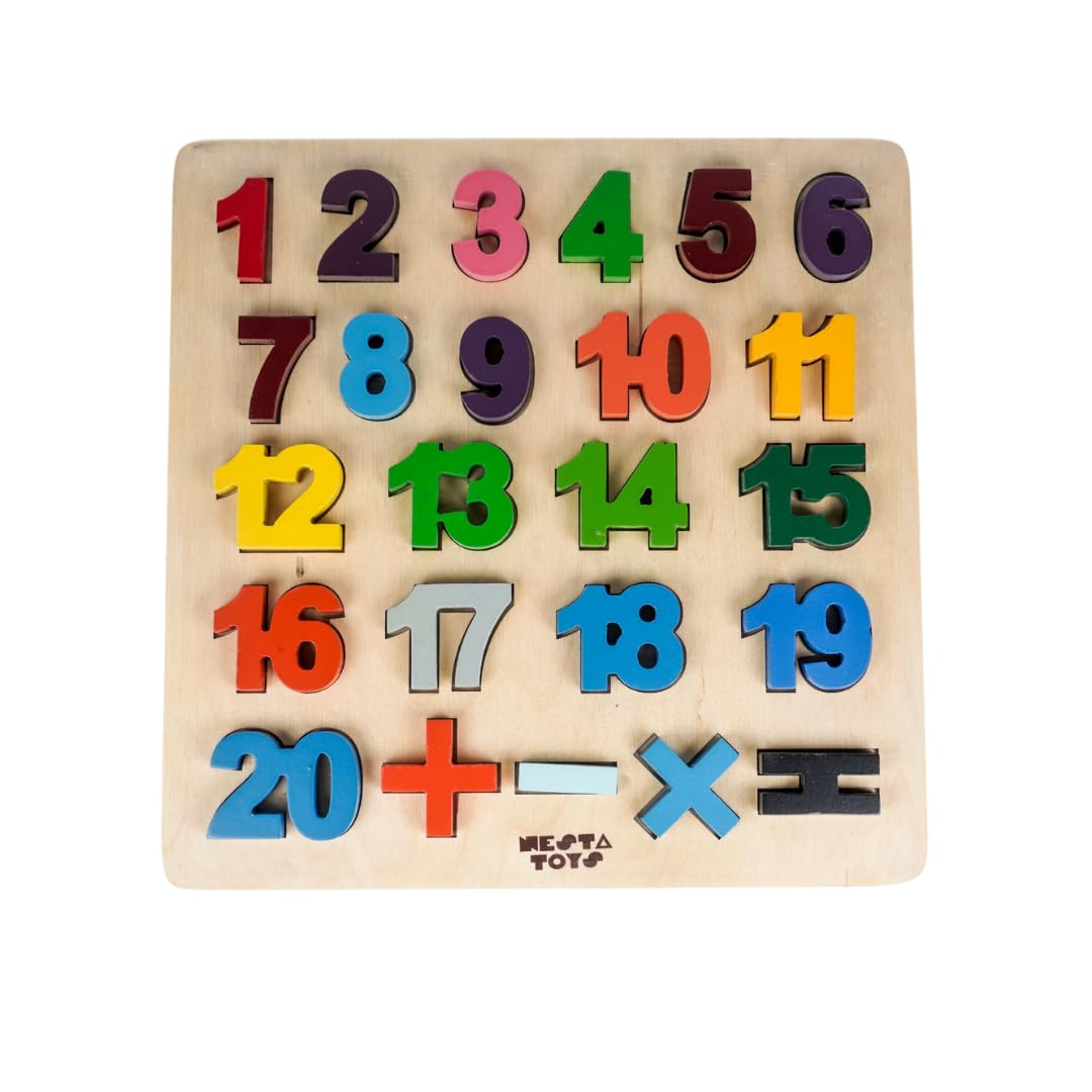 NESTA TOYS - Wooden Number Puzzle Toys