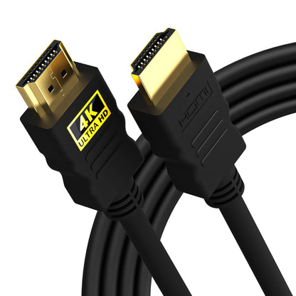 Sounce 1.5m High-Speed HDMI Cable - Ultra HD 4k x 2k HDMI Cable - HDMI to HDMI M/M - 5 ft HDMI 1.4 Cable - Audio/Video Gold-Plated (Black)