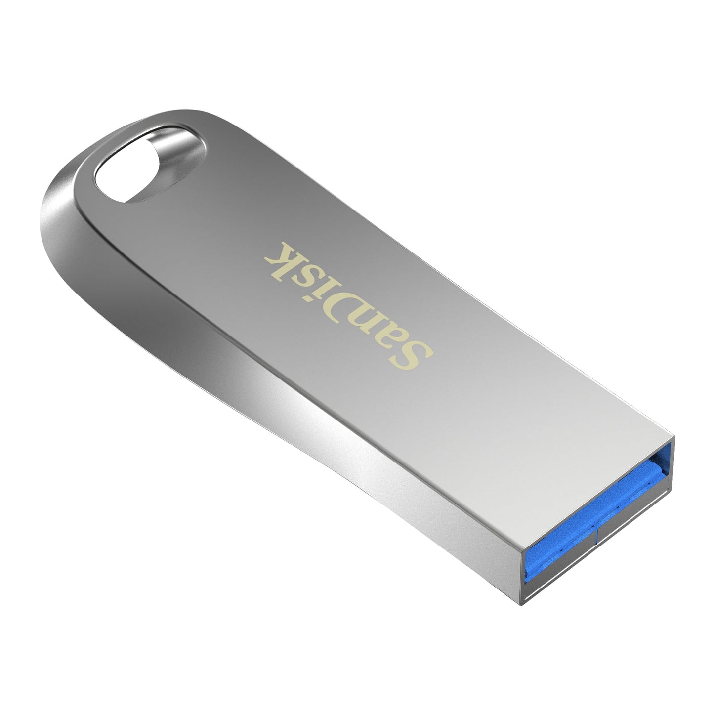 SanDisk Ultra Luxe USB 3.1 Flash Drive 64GB, Upto 150MB/s, All Metal, Metallic Silver