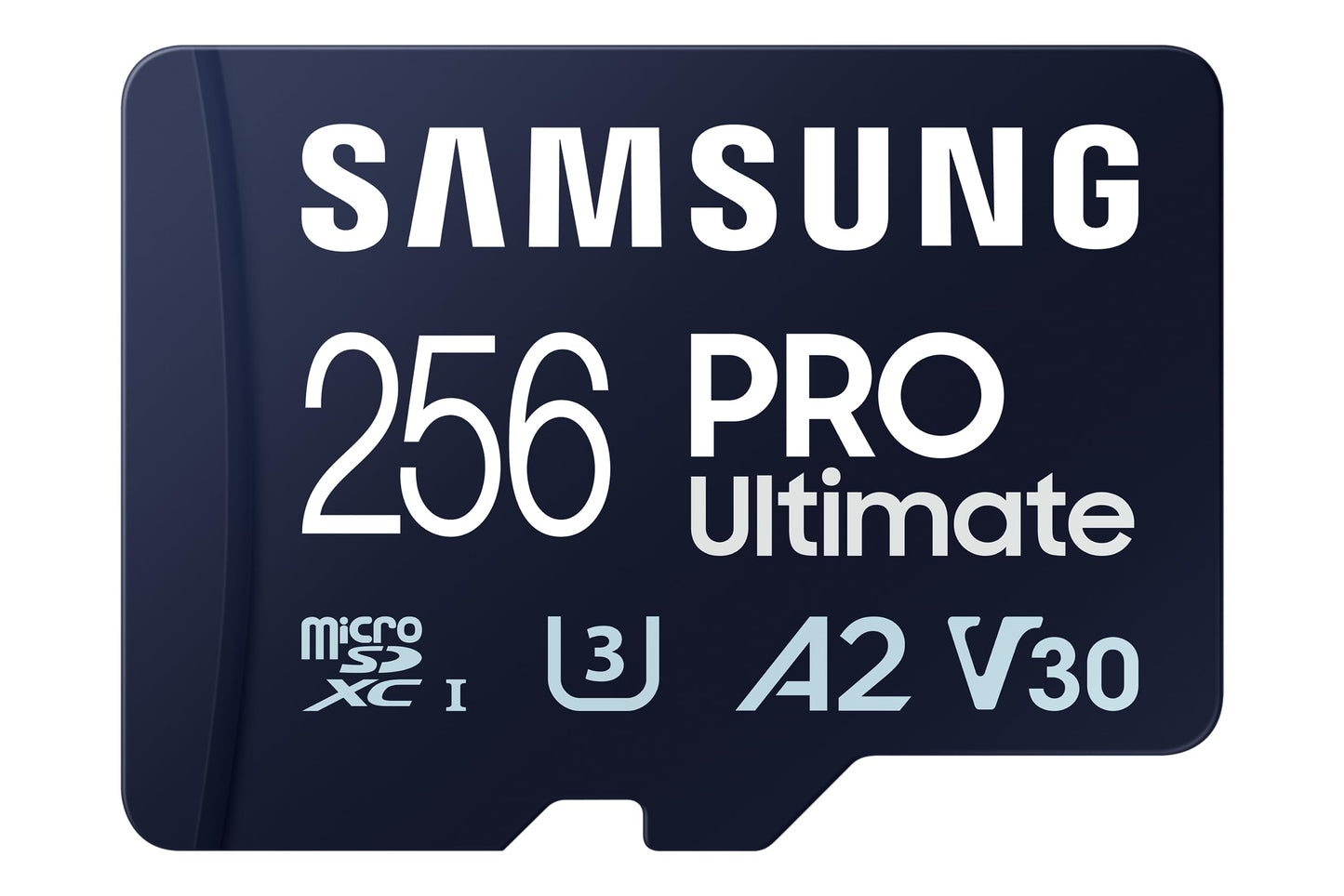 SAMSUNG PRO Ultimate microSD Memory Card + Adapter, 256GB microSDXC, Up to 200 MB/s, 4K UHD, UHS-I, Class 10, U3,V30, A2 for Action Camera, Drone, Gaming, Phones, Tablets, MB-MY256SA/WW