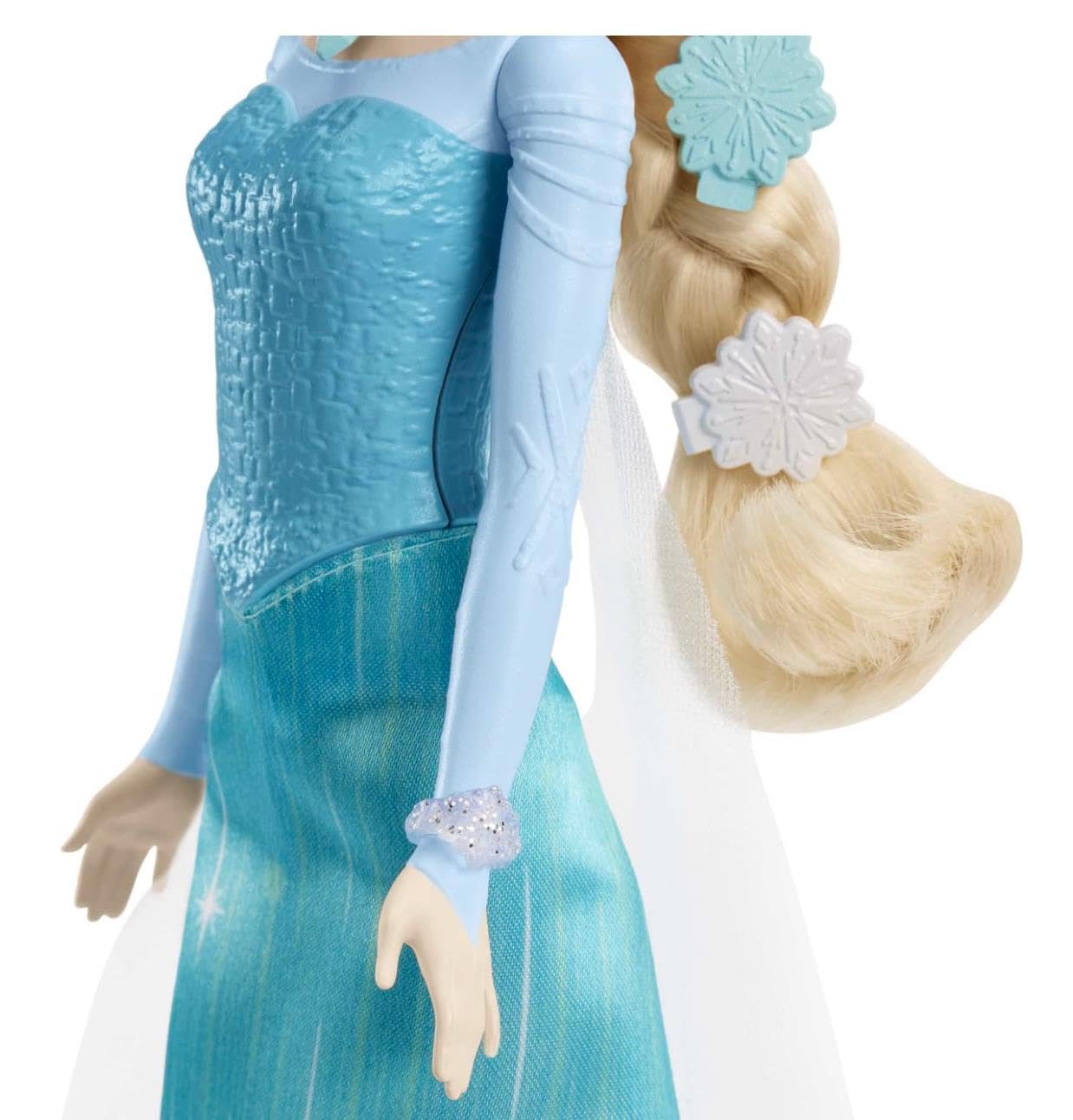 Disney Frozen Toys, Elsa Fashion Doll in Signature Blue Dress and 9 Accessories Inspired by Frozen Movies, Gifts for Kids