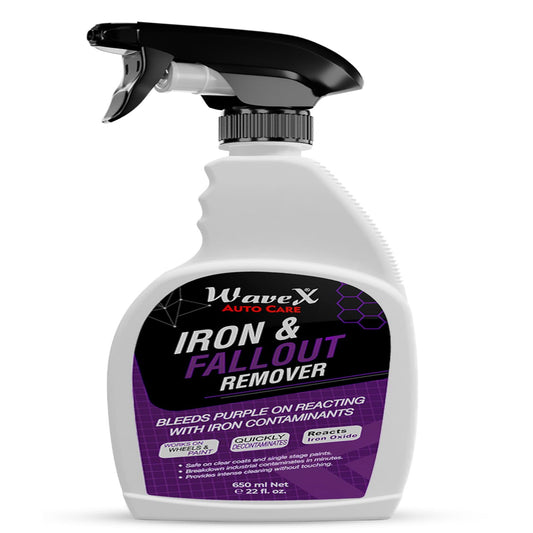 Wavex Iron Remover Spray 650ml | Iron Remover for Car and Bike | Iron Remover for Car That Removes Rust and Fallout from Exterior Car and Bike Surfaces