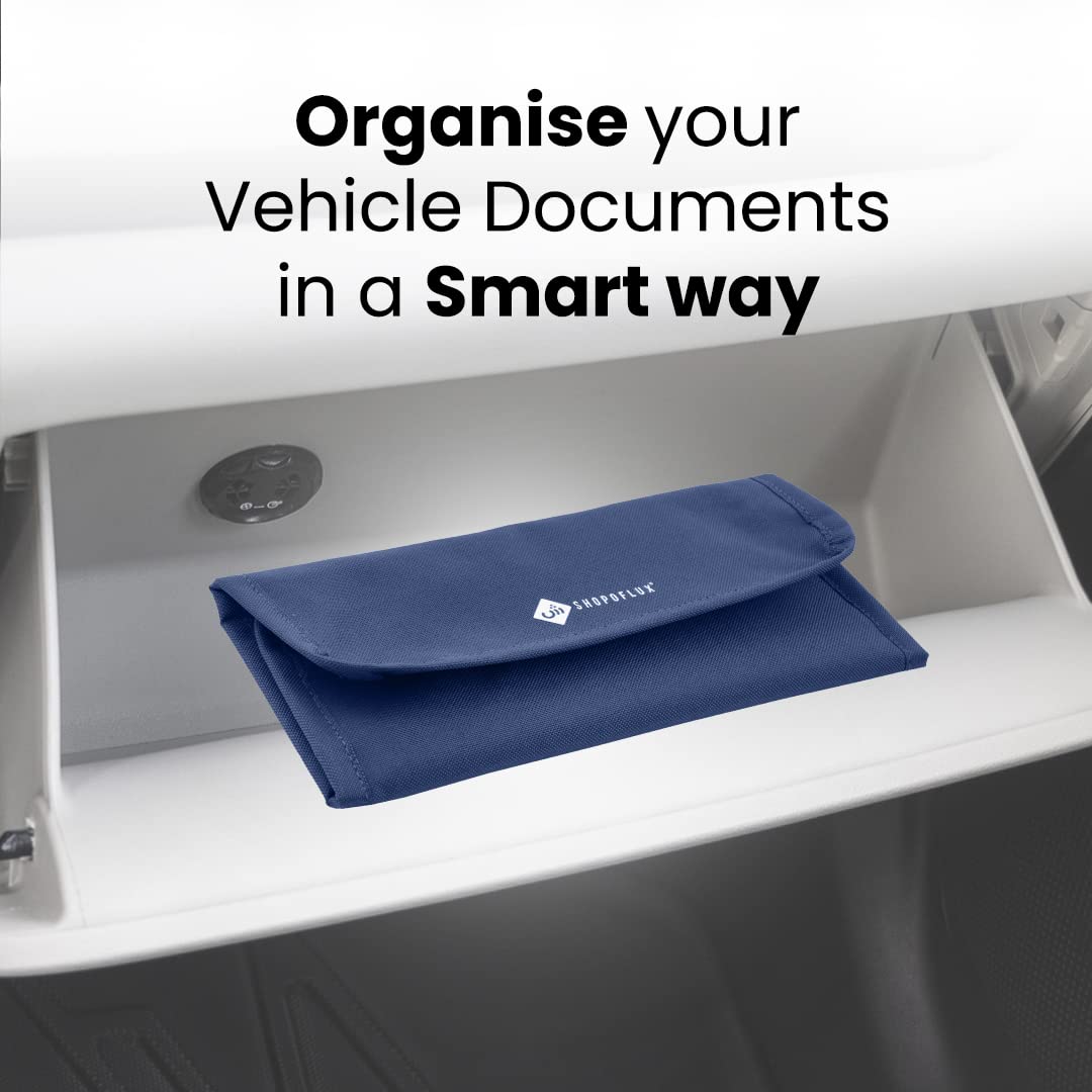 How Modern Car Document Holder will look when kept in glove box in a car