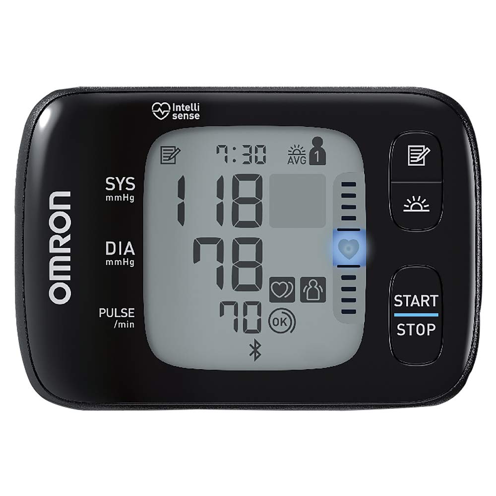 Omron HEM 6232T Wrist Blood Pressure Monitor (Black)