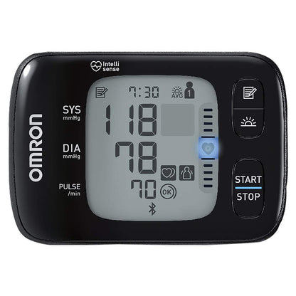 Omron HEM 6232T Wrist Blood Pressure Monitor (Black)