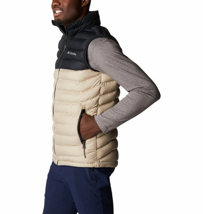 Columbia Mens Powder Lite Vest, Ancient Fossil