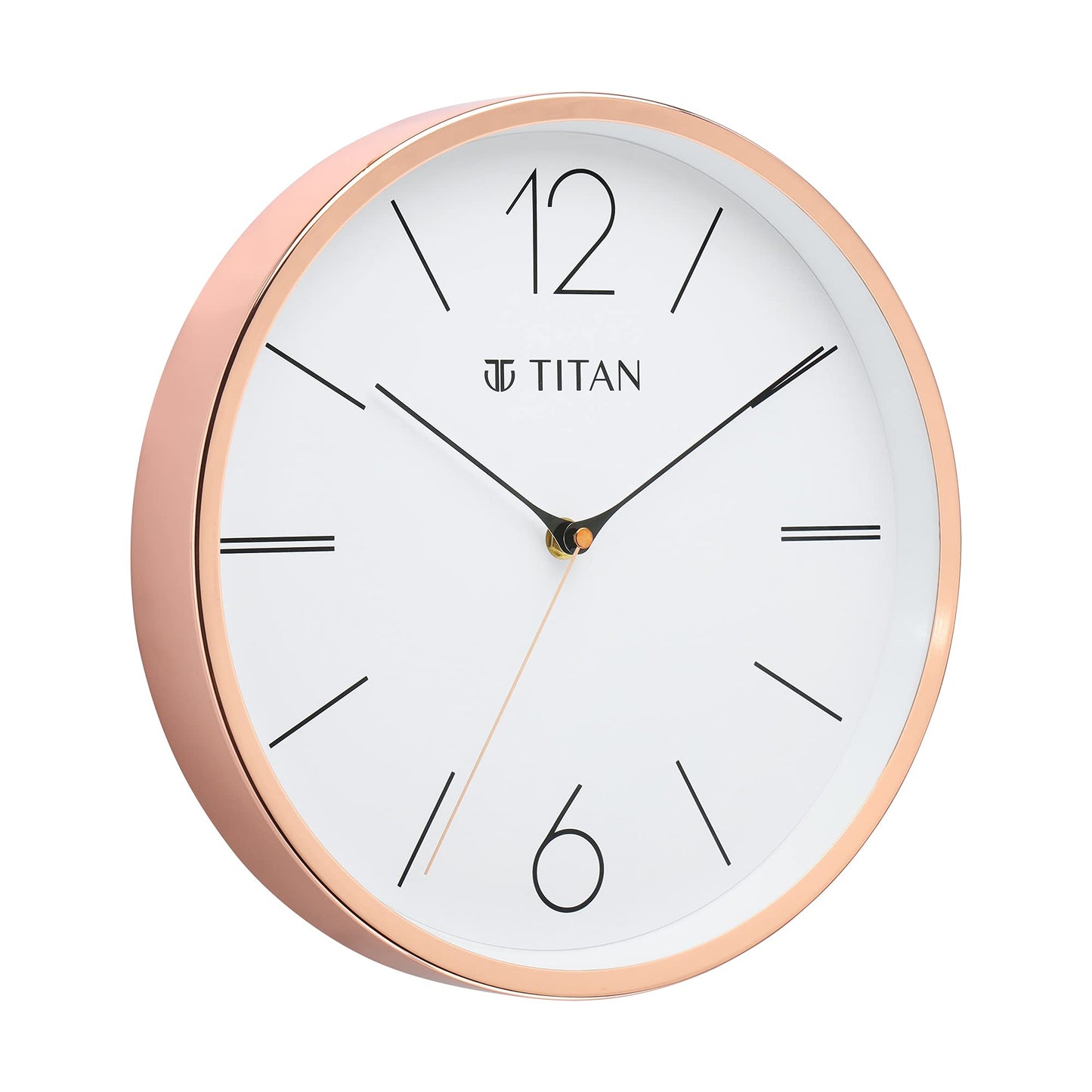 Titan Metal Contemporary White Dial Color Silent Sweep Technology - 30 Cm X 30 Cm (Medium), Analog