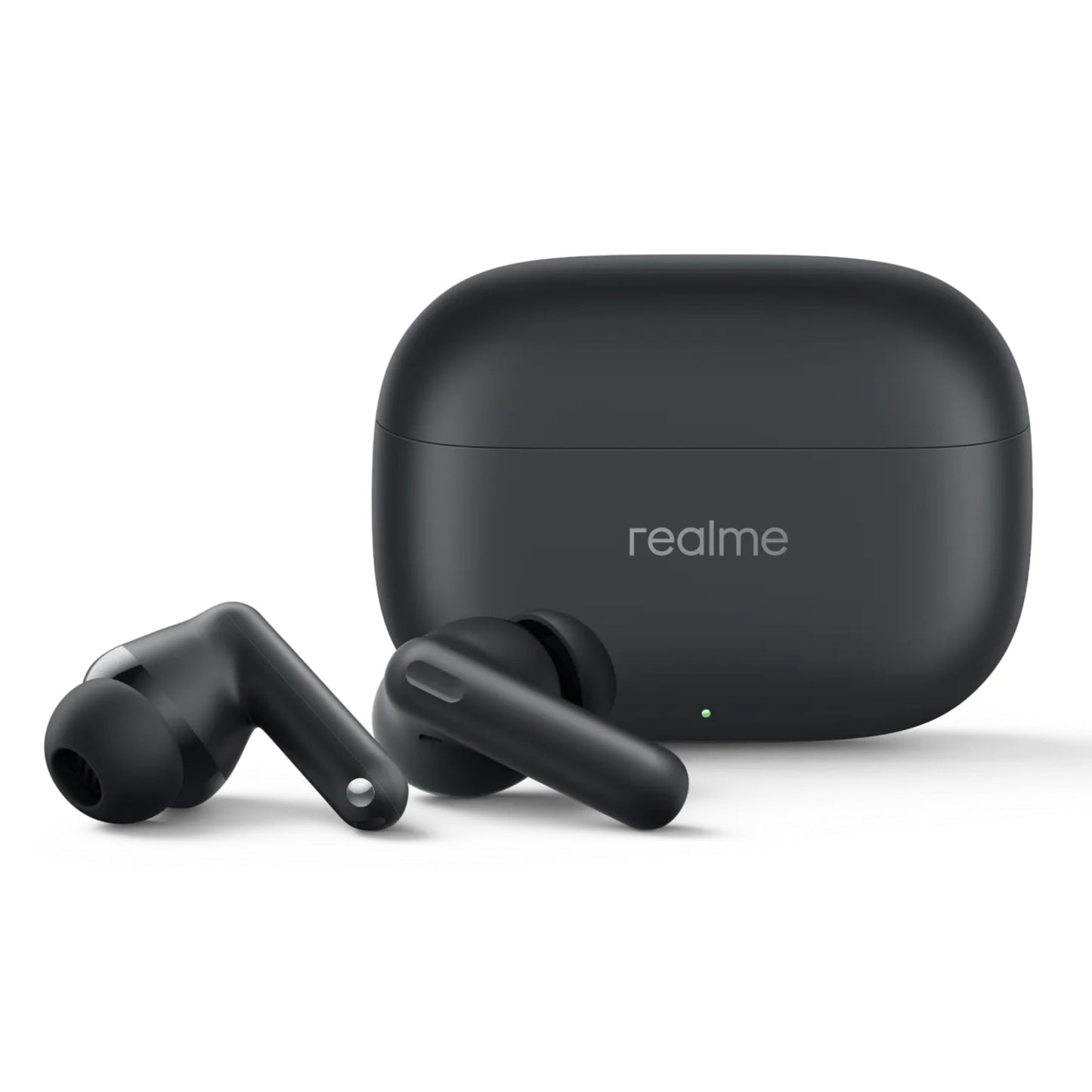 realme Buds T310 Truly Wireless in-Ear Earbuds with 46dB Hybrid ANC, 360° Spatial Audio, 12.4mm Dynamic Bass Driver, Upto 40Hrs Battery and Fast Charging (Vibrant Black)